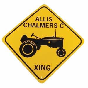 A1270100 - Allis Chalmers Xing Sign - - Allis-Chalmers Parts wiring diagram for allis chalmers d14 