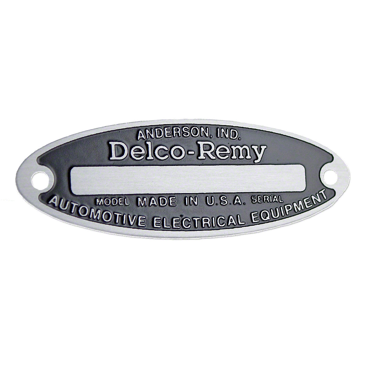 2 Rivet Delco Remy Starter Tag For Allis Chalmers Tractors