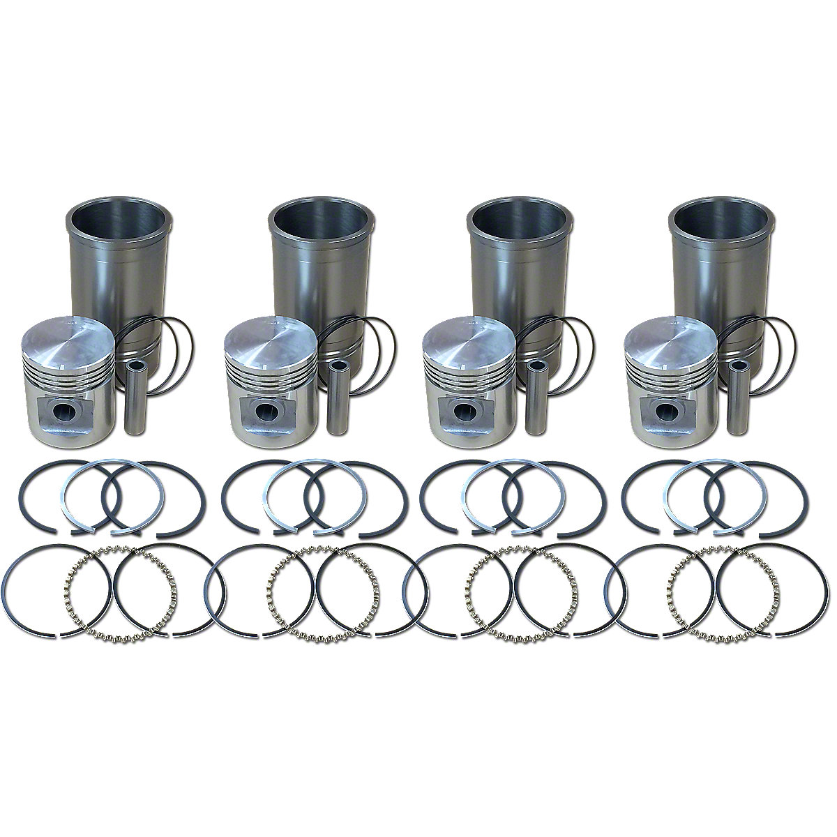 3-7/16 Overbore  Piston And Sleeve Kit For Allis Chalmers: B, C, CA, IB, RC.