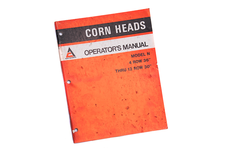 Operator's Manual - Corn Head Model N 