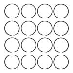 AC Miscellaneous - Fits: [ SOME Industrial: D, DG, M65, TL10, TL12 (Gas & LP w/ 4-1/8" bore, (3) 0.093" compression rings, (1) 0.250 " oil ring) ] 
Allis Chalmers - Fits: [ SOME : 170, 175, WC, WD, WD45, WF (Gas 
