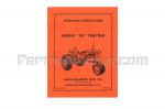 Allis Chalmers Operators Manual For Model: CA. This Operators Manual is a Reprint of the Original Operators Manual from the factory. Operators Manuals can be Compared to the Owners Manual you would receive from the dealer which gives you Instructions, Shift Patterns, Fluid Capacities: Coolant, Crankcase, Transmission and Differential. Adjustment Procedures: Brakes, Clutch, ETC. Operators Manuals are a very usefull and valuable tool in the proper operation of your tractor.