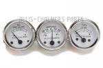 Allis Chalmers gauge set for B, IB, C, CA, RC, WC, WF, WD, WD45 Oil Pressure, Fuel, Amp Gauge 


This Gauge Set Consists of the following Gauges:

1) Oil Pressure Gauge 
(52mm, 1/8" NPT Male Thread- SCREW IN TYPE (No Studs & Bracket), Chrome Bezel, Metal Case)

2) Fuel Gauge
(52mm,  illumination Dial, Bulb 