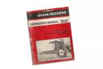 Allis Chalmers Original manual, not a reproduction. Approximatley 50 pages of rare information on Grain Headers ModelR Flex and Rigid Effective Serial Numbers 29501-33000.