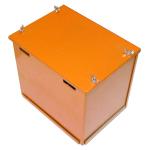 Battery Box With Lid For Allis Chalmers: D10, D12. Replaces Allis Chalmers PN#: 70233332, 233332. I.D. 7-3/16" Wide, 8-3/4" Tall, 9-3/4" Long.