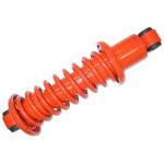 Seat Shock Absorber With Spring For Allis Chalmers: 190XT, D10, D12, D14, D15, D17, D19, D21, 170, 175, 180, 185, 190, 200, 210, 220, 7000, 7010, 7020, 7030, 7040, 7045, 7050, 7060, 7080, 7580. Replaces Allis Chalmers PN#: 227917, 70227917, 227916, 70227916. Includes Rubber Bushings. 11-3/4" Extemded Center to Center Bolt Holes, 8-1/8" Compressed Center to Center Bolt Holes. 