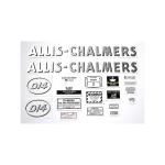 Mylar Decal Set For Allis Chalmers: D14 Gas With Oval D14 Model Decal. Up to SN#: 18230 1957 to 1959
