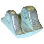 Rear Spinout Rim Stop For Allis Chalmers Tractors. For Spin Out Rims With 4 Sided Rectangle Shaped Stops. 90 Degree Drilled Rim Rail. Replaces Allis Chalmers PN#: 232274, 70232274, 230832, 70230832.