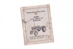 Original OPerators Instructions for Allis Chalmers models D-10 and D-12 Tractors
age worn cover but great conidtion otherwise