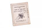 Original manual not a reproduction. Approximatley 50 pages of rare information on Model 2E